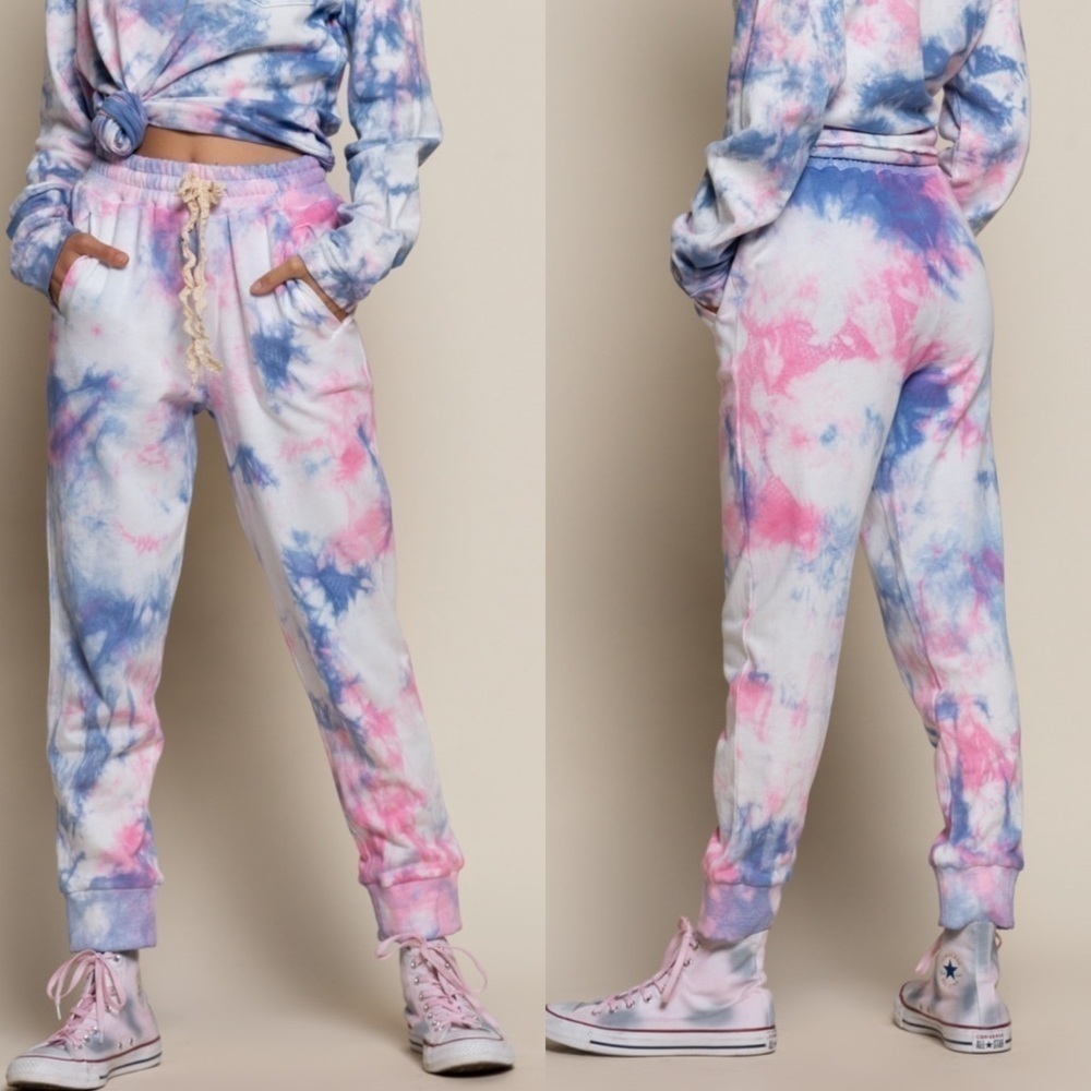 Last! Galaxy Fantasy Tie Dye Joggers